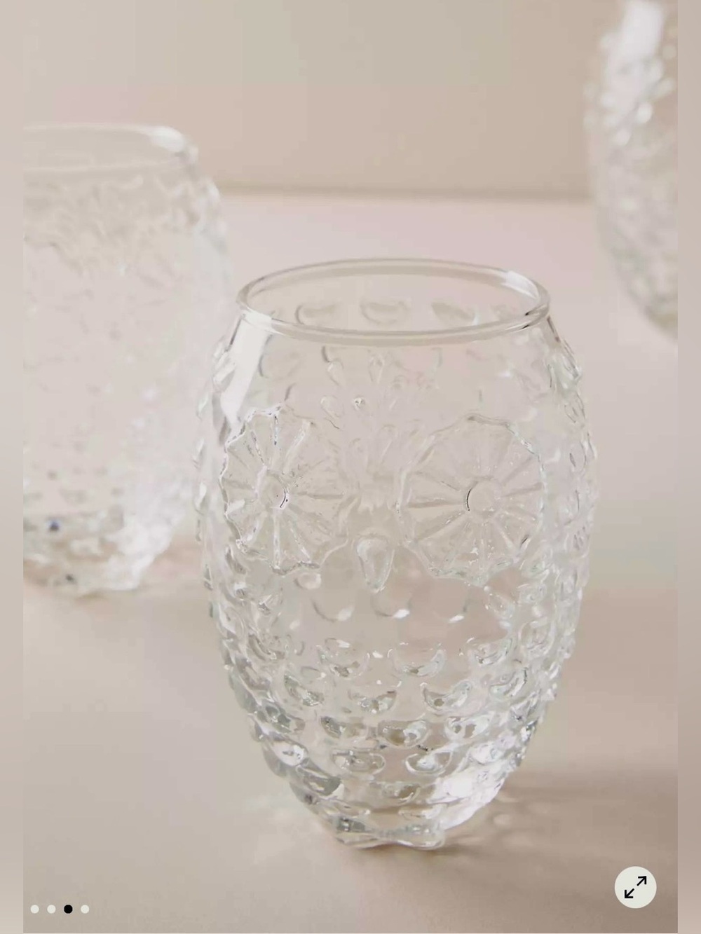 Anthropologie Sooki Owl Glass